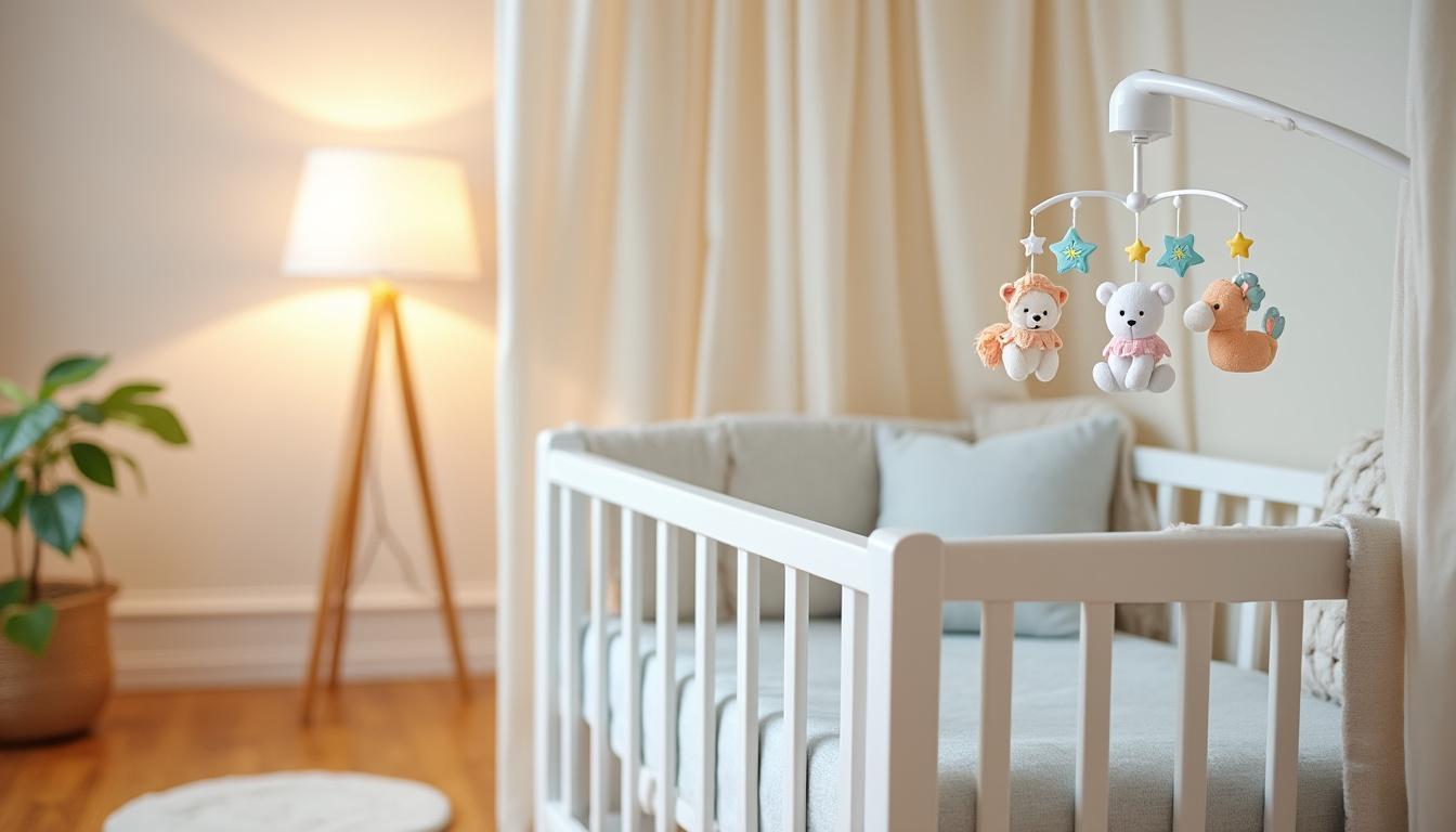 découvrez comment intégrer un mobile musical et veilleuse pour bébé dans la chambre de votre enfant. des conseils pratiques pour choisir le bon emplacement, harmoniser les couleurs et créer une ambiance apaisante et relaxante pour des nuits sereines.