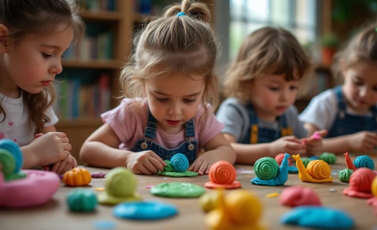 apprenez à réaliser des escargots en pâte à modeler avec vos enfants grâce à ce guide créatif et amusant. stimulez leur imagination tout en développant leurs compétences manuelles avec des instructions simples et des astuces ludiques.