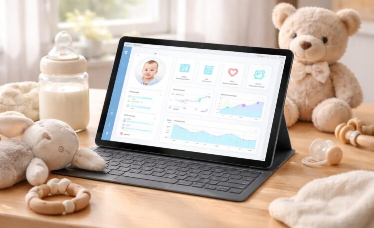 découvrez le dossier pédiatre du bébé, entièrement accessible et prêt à l'emploi sur tablette windows 11 pour un suivi médical simplifié et efficace.
