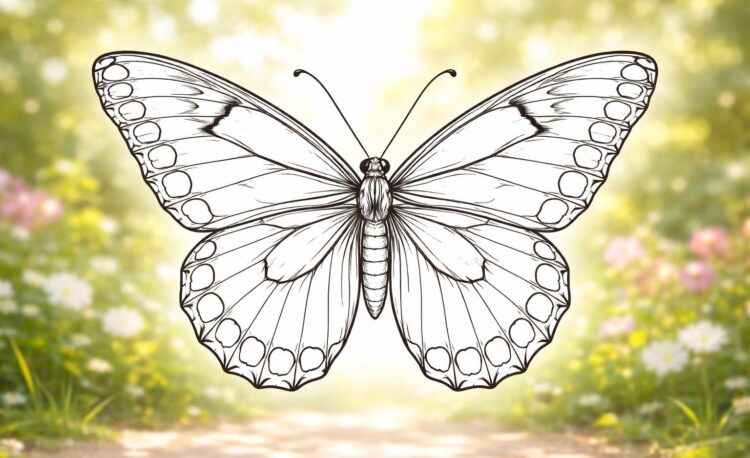 découvrez notre papillon à colorier, une activité ludique et créative idéale pour partager de bons moments en famille et stimuler l'imagination des enfants.