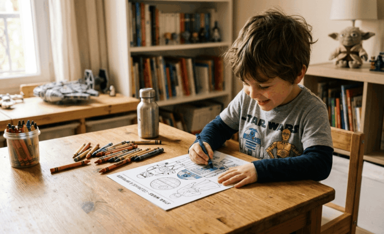 coloriage à imprimer Star Wars