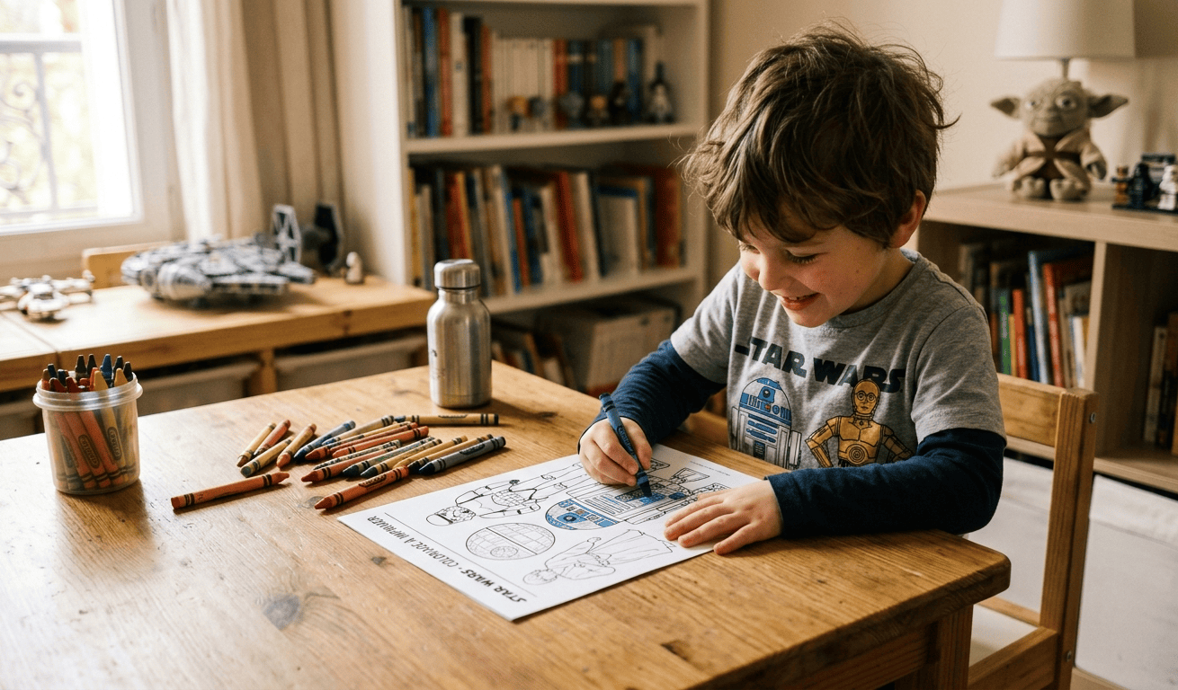 coloriage à imprimer Star Wars