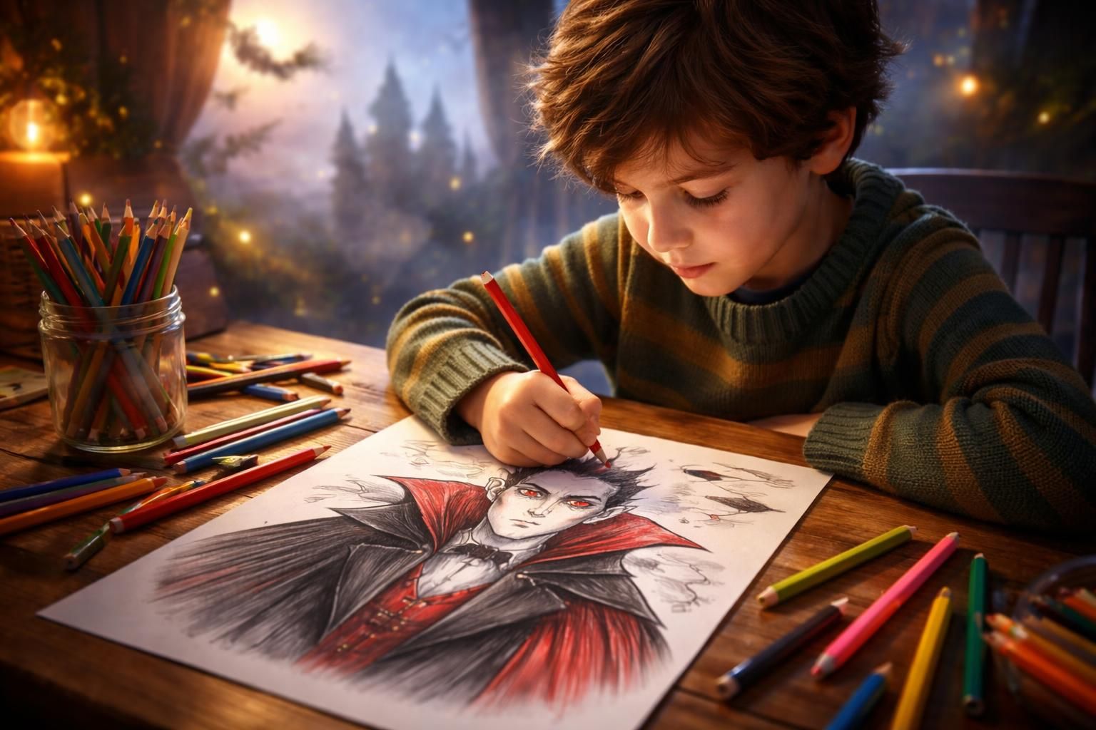 découvrez pourquoi le coloriage d'un vampire stimule parfaitement l'imagination des enfants, en favorisant créativité, concentration et expression artistique à travers une activité ludique et captivante.