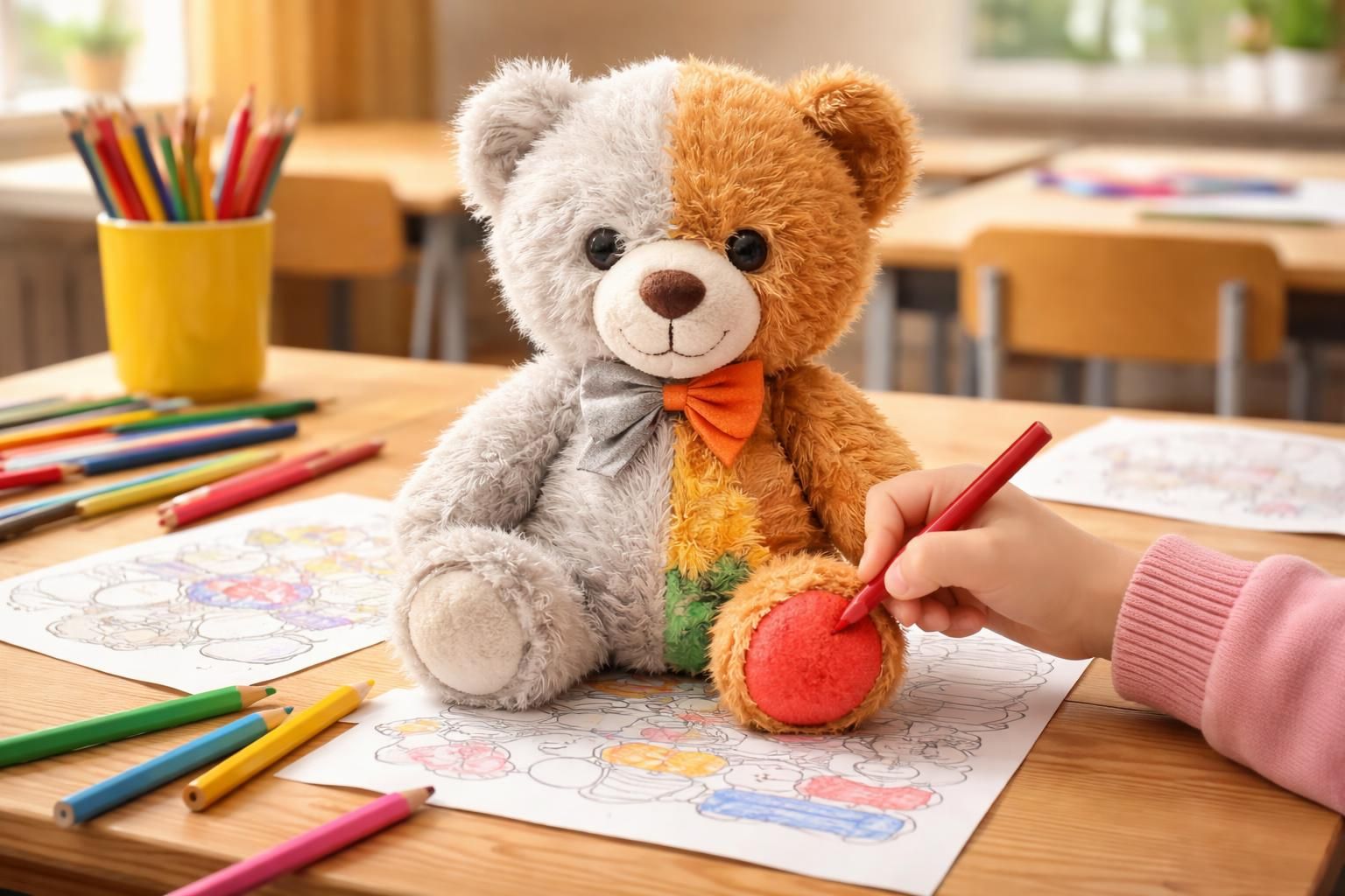découvrez comment valoriser l'art du coloriage d'un ourson à l'école pour stimuler la créativité et le développement des enfants grâce à des activités ludiques et éducatives.