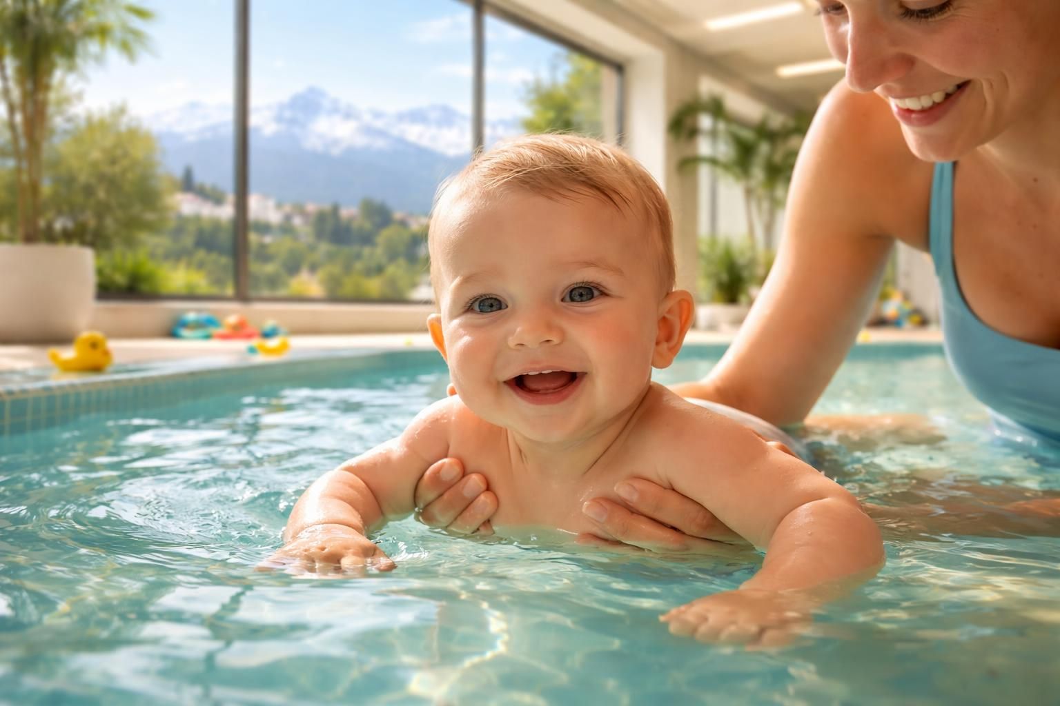 découvrez nos astuces pour initier votre bébé à la nage en toute sécurité à pau et faciliter son adaptation à l'eau dès le plus jeune âge.