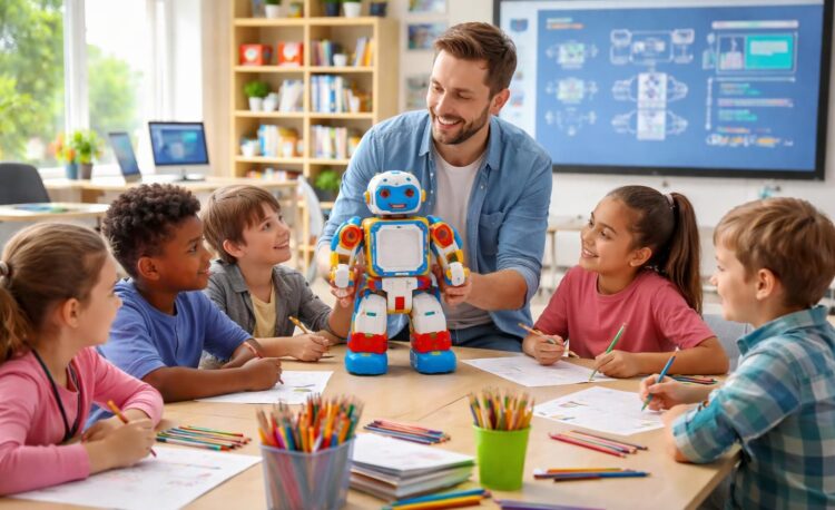 découvrez comment intégrer efficacement le robot à colorier dans les programmes scolaires pour stimuler l'apprentissage des élèves à travers des activités ludiques et interactives.