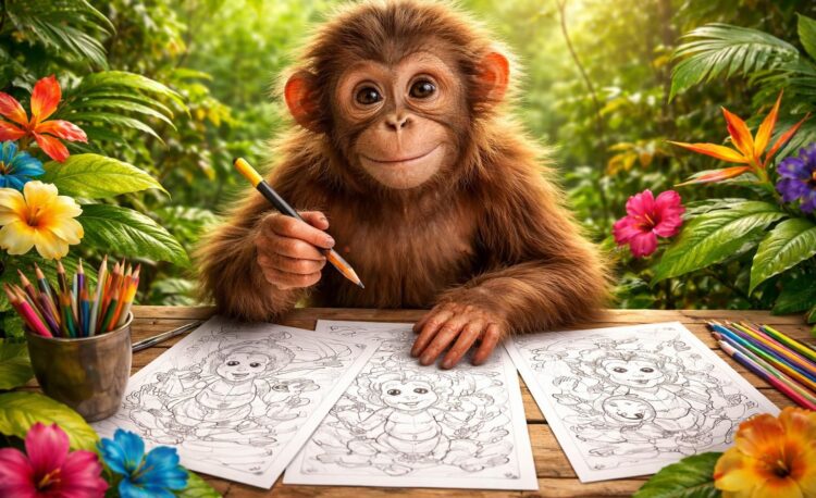 découvrez une collection gratuite de modèles à imprimer pour coloriage sur le thème des singes. amusez-vous à explorer votre créativité avec ces dessins faciles et amusants pour tous les âges.
