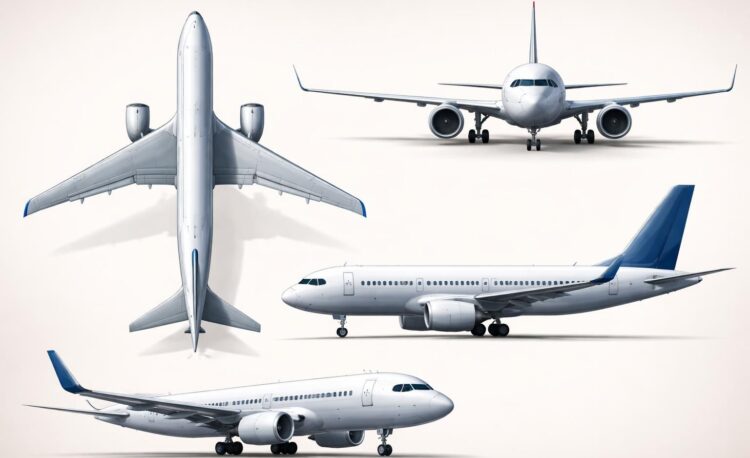 découvrez les différentes perspectives pour dessiner un avion et maîtrisez les techniques pour représenter cet avion sous tous ses angles.