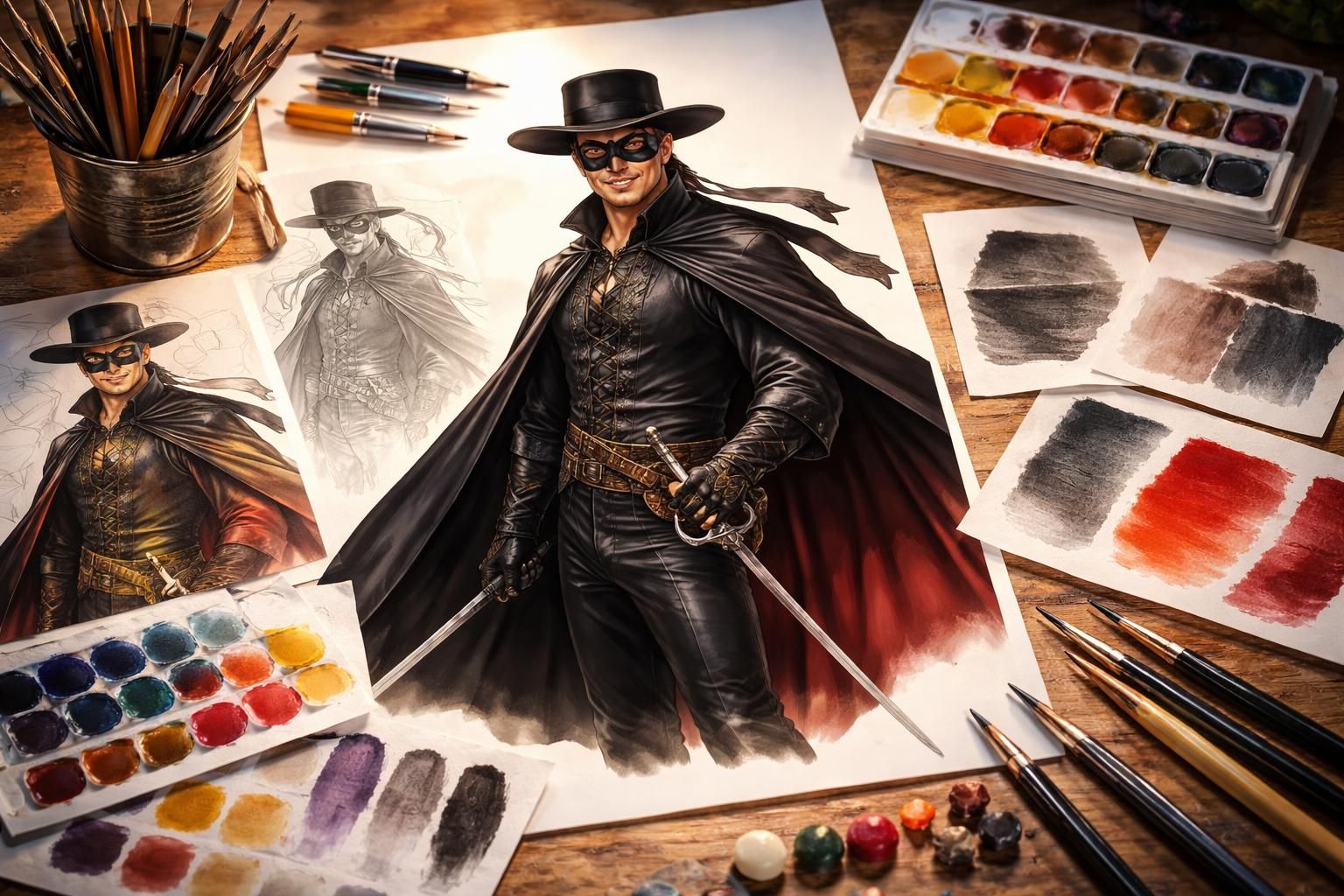 découvrez les différentes techniques efficaces pour réussir le coloriage d'un personnage de zorro, avec des astuces pour maîtriser les couleurs et les détails.