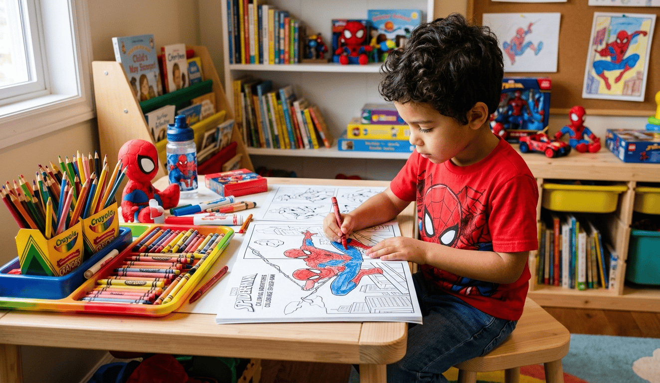 coloriages à imprimer de Spiderman