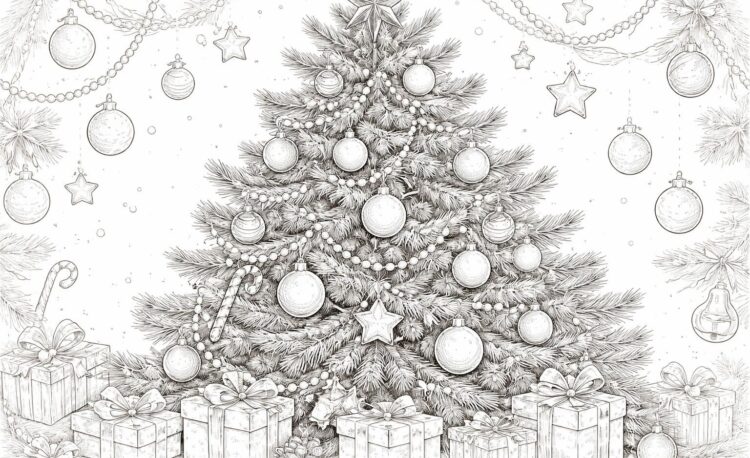 exprimez votre créativité en coloriant des sapins de noël uniques et festifs. parfait pour petits et grands, laissez libre cours à votre imagination pour des décorations colorées et personnalisées.