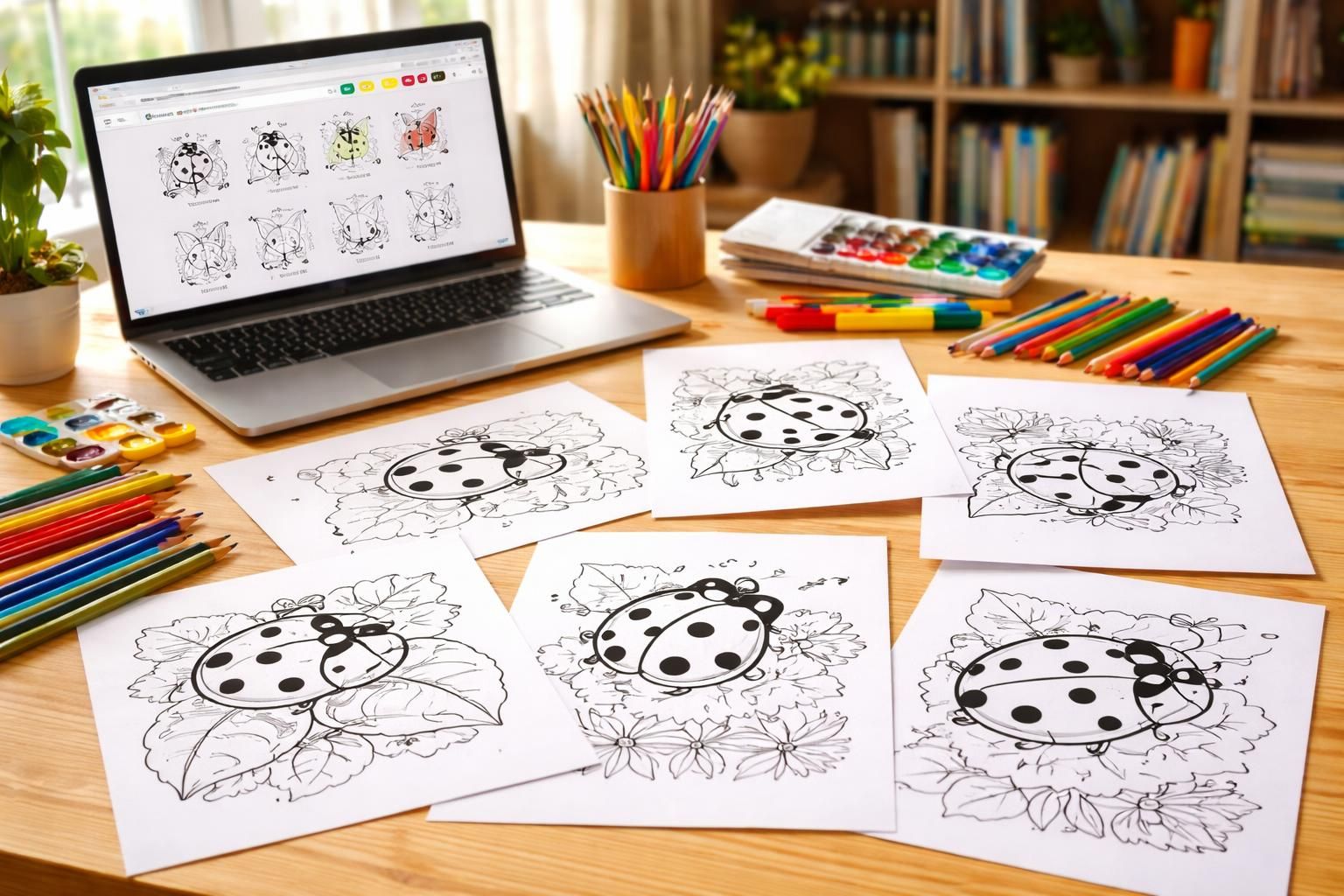 découvrez notre sélection des meilleures ressources en ligne pour imprimer des coccinelles à colorier, parfaites pour les enfants et les amateurs de coloriage.