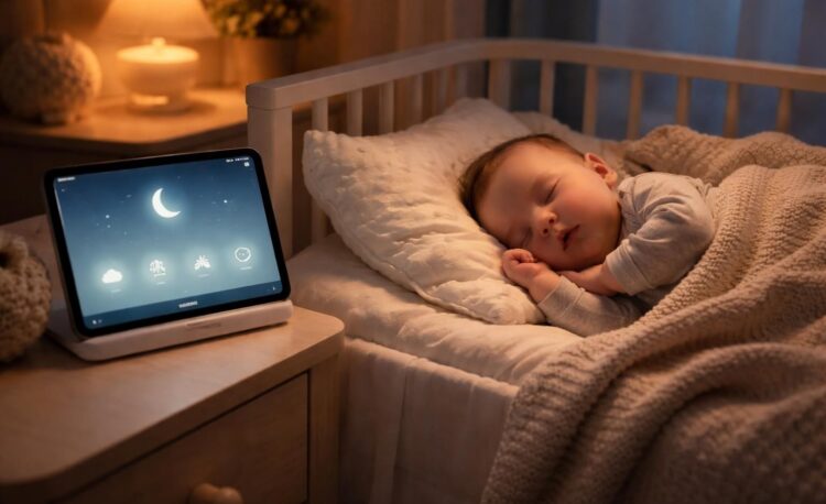 découvrez comment utiliser les bruits blancs et berceuses sur votre tablette samsung galaxy pour favoriser le sommeil paisible de votre bébé.