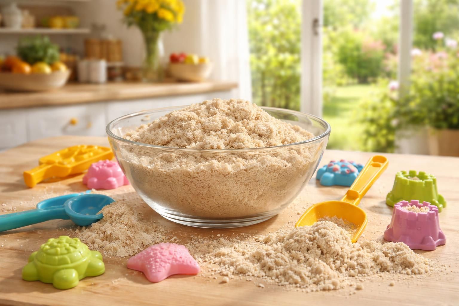 découvrez comment réaliser facilement la recette du sable magique à base de maïzena pour un après-midi ludique et créatif avec les enfants.
