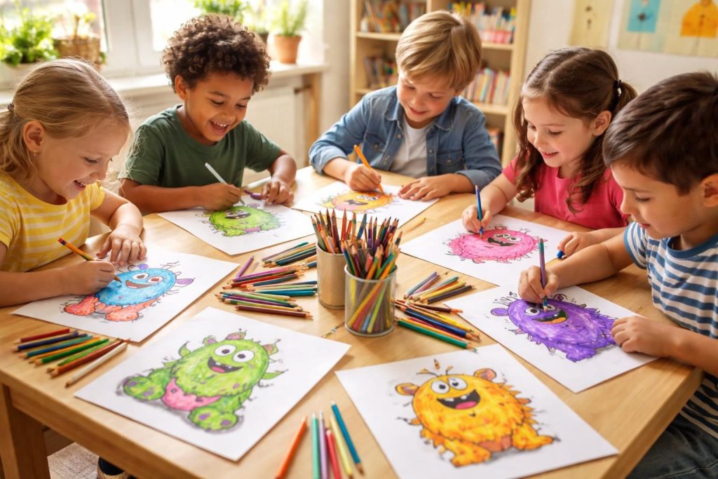 explorez comment les monstres à colorier stimulent la créativité des enfants tout en s'amusant. découvrez les bienfaits éducatifs et ludiques de cette activité originale.